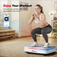 thumbnail image 4 of MERACH Vibration Plate Exercise Machine, 330lb Capacity, Bluetooth, Whole Body Workout Fitness Platform, Gift, 4 of 10