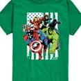 thumbnail image 3 of Marvel The Avengers - American Flag - Toddler And Youth Short Sleeve Graphic T-Shirt, 3 of 5