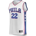 thumbnail image 2 of Men's Fanatics Matisse Thybulle White Philadelphia 76ers Fast Break Replica Jersey - Association Edition, 2 of 3