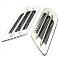 thumbnail image 2 of Deyuer Car Side Air Flow Vent Hole Cover Fender Intake Grille Duct Decoration Sticker,Silver, 2 of 7
