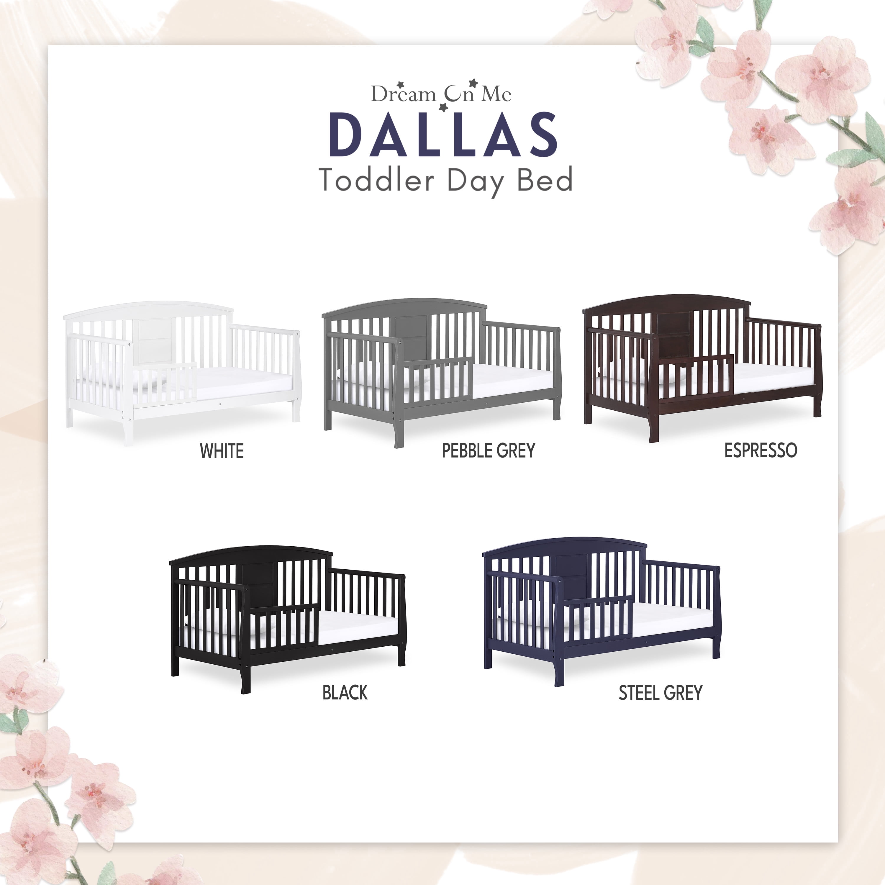 Dream On Me Dallas Toddler Day Bed ,Navy