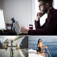 thumbnail image 4 of JT Phone Tripod Stand with Wireless Remote and Universal Phone Mount, Black, 4 of 7