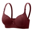 thumbnail image 1 of Womens Solid Color Backless Seamless Push-Up U-Shaped Beautiful Back Underwear Everyday Bras, 1 of 5