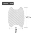 thumbnail image 2 of 4PCS Car Door Handle Sticker, Carbon Fiber Anti-Scratches Car Door Cup Protector, Non-Marking Auto Door Handle Protective Film, Universal for Most Car Handles,Silver, 2 of 6
