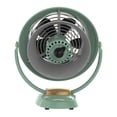 thumbnail image 2 of Vornado VFAN Jr. Medium Vintage Fan, High Velocity Fan for Bedroom, 2 Speed, Metal Construction, Green, 2 of 5