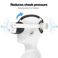 thumbnail image 4 of Head Strap for Meta Quest 3S, Comfort Elite Strap for Oculus Quest 3S Accessories, Adjustable Lightweight VR Headset Strap Replacement (Gold), 4 of 10