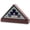 Air Force, variant on DECOMIL – Burial Flag Display Case, 5x9 Flag Display Stand with Padestal, Flag Case for Funeral Flag, Solid Wood Cherry Finish, Armed Forces Mats