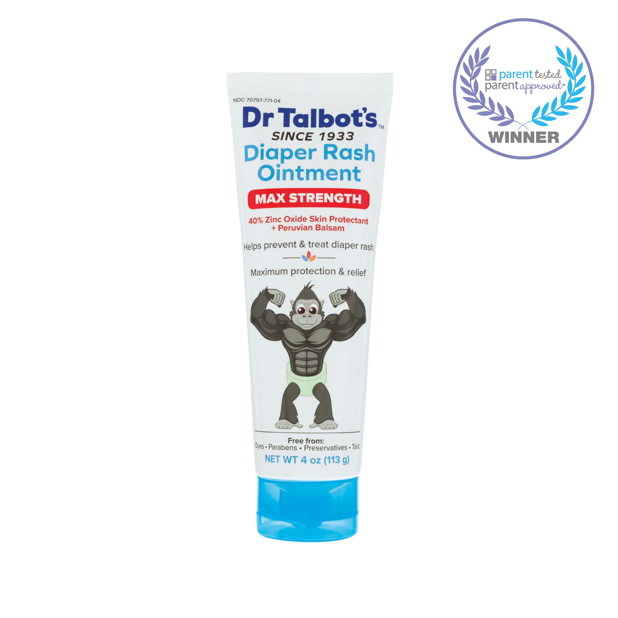 Dr. Talbot's Maximum Strength Baby Diaper Rash Ointment for Infants, 4 oz