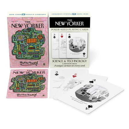 New York Puzzle Company Science Cartoons Playing Cards Single Standard Deck price history on PriceWatchPro