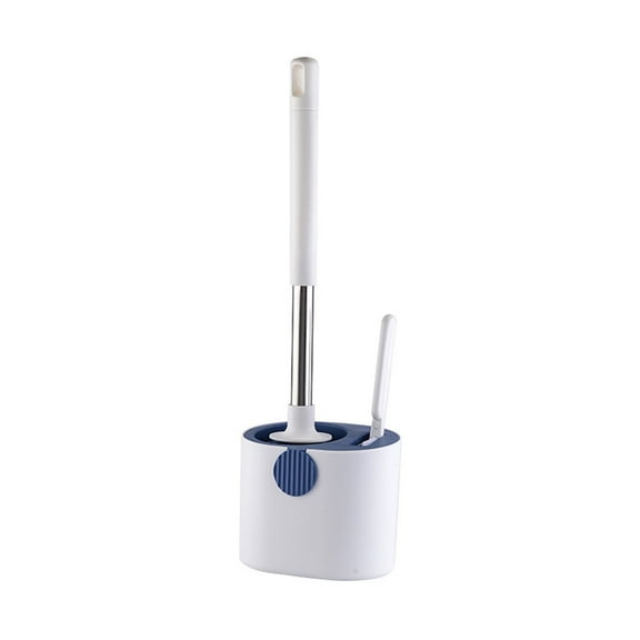 PRETXORVE Toilet Brush and Holder Set, Toilet Brush With, Bathroom Toilet Bowl Brush Set, Non-Slip Handle, Wall Mounted/Floor Standing