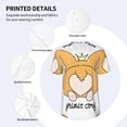 thumbnail image 3 of KLL Prince Corgi Dog for Men's Baseball Shirts,Short Sleeve Casual Shirts Button Down Shirt for Men Beach Summer Wedding Shirt-Small, 3 of 7