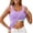 EN72_Light Purple, variant on Women's Tank Top with Built-in Bra Square Neck Wide Strap Cami Stretch Fitted Basic Underwear Pink S