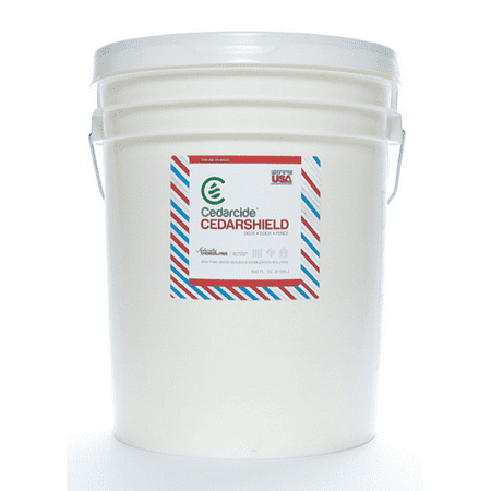 Gloss 5 Gallon Pail - CedarShield Natural Wood Treatment - 5 Gallon Pail
