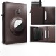 thumbnail image 4 of Cartera Airtag Billetera Airtag de cuero genuino Rfid antirrobo para hombres, Bolso de dinero para el trabajo (café), 4 of 8