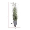 thumbnail image 3 of Faux Foxtail Grass 71.1” | Purple and white topped | Tall artificial grass in a planter | Home décor | Vintage Home, 3 of 8