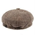 thumbnail image 5 of Gash Hao Newsboy Hats for Men Flat Cap Lvy Gatsby Cap for Men Golf Adjustable Driving Hat, 5 of 7