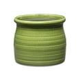 thumbnail image 2 of Cheungs 5662OG Kifon Curved Ceramic Ceramic Pot, Olive Green - Large, 2 of 5