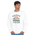 thumbnail image 5 of Happy Hour Beach Vacay Vibes Drinking Sweatshirt for Men or Women Brisco Brands S, 5 of 6