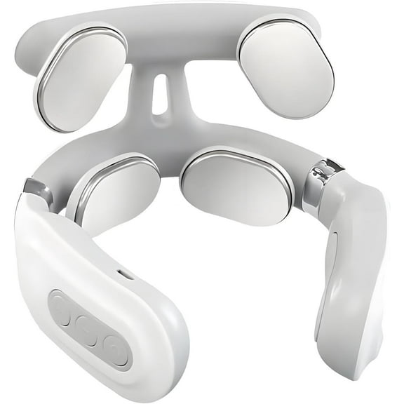 Vitality Magic Pro 2.0 Neck Massager with Heat - Deep Muscle Activation, 6 Modes, 15 Intensities, Hands-Free, Ergonomic Design, Quiet Relaxation