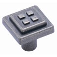 thumbnail image 1 of Amerock BP4454WN Forgings Square Knob - Weathered Nickel, 1 of 1