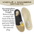 thumbnail image 2 of Orthotic Vasyli+Dananberg 1st Ray, tamaño grande, 2 of 7