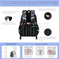 thumbnail image 2 of KAMUGO Boys Backpack Cars Printed Bookbags for Kids,Lightweight School Bag for Elementary Waterproof Teen Backpacks,Black, 2 of 7