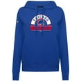 thumbnail image 2 of Women's Levelwear Royal Chicago Cubs Adorn Banner Arch Hoodie, 2 of 3