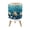 Color 2, variant on Small Trash Can with Lid Beach Ocean Coastal Sea Bird Blue Tan Rustic Beachy Boat Seagulls 1.8 Gallon Dog Proof Trash Can Round Garbage Can Waste Bin Wastebasket for Bathroom Bedroom Living Room