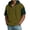Army Green, variant on Mens T-shirts Short Sleeve Color Matching Hooded Half Zip T Shirt Casual Athletic Top Streetwear Sports Tees Army Green L
