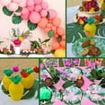 thumbnail image 3 of Visland Tropical Green Fabric Decoration, Set of 36, 3 of 8