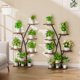 thumbnail image 4 of EVAWOO Soporte para Plantas con Luces de Cultivo - Estantería de Esquina de 7 Niveles para Múltiples Plantas, Estantes Metálicos de 42", Exhibidor de Flores para Interiores, Hogar, Patio y Balcón, 4 of 7