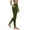 Army Green high waisted leggings with pockets a1, variant on Cagogo Women's High Waisted Leggings with Pockets Slim Fit Casual Workout Activewear Ankle Pants Solid Streetwear Lounge Yoga Gym Trousers, Khaki 2XL