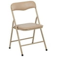 thumbnail image 3 of Ensemble de 5 pièces, table et chaises pliantes pour enfants, couleur tan, 3 of 7