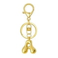 thumbnail image 1 of Hearth & Gear Custom Letter Keychain Key Ring For Initial Charm With Sturdy Metal Loop And Easy To Find Design For And Luggage, 1 of 5