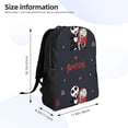 thumbnail image 4 of Goofa The Nightmare Before Christmas Pattern Large Capacity Backpack – Padded Laptop Compartment, Ergonomic Design for School, Work, Travel, and Outdoor Activities, 4 of 8