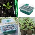 thumbnail image 5 of Kit de Propagation de Semis Pot de Plantation Réutilisable Humidité Dômes Ventilés pour les Légumes Pp Largement Utiliser Mini Serre, Vert, 12 Trous, 5 of 5