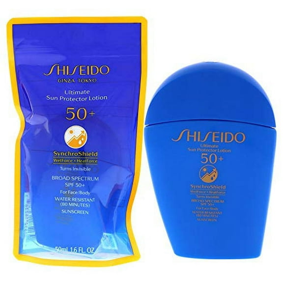 Ultimate Sun Protector Lotion SPF 50 by Shiseido for Unisex - 1.6 oz Sunscreen