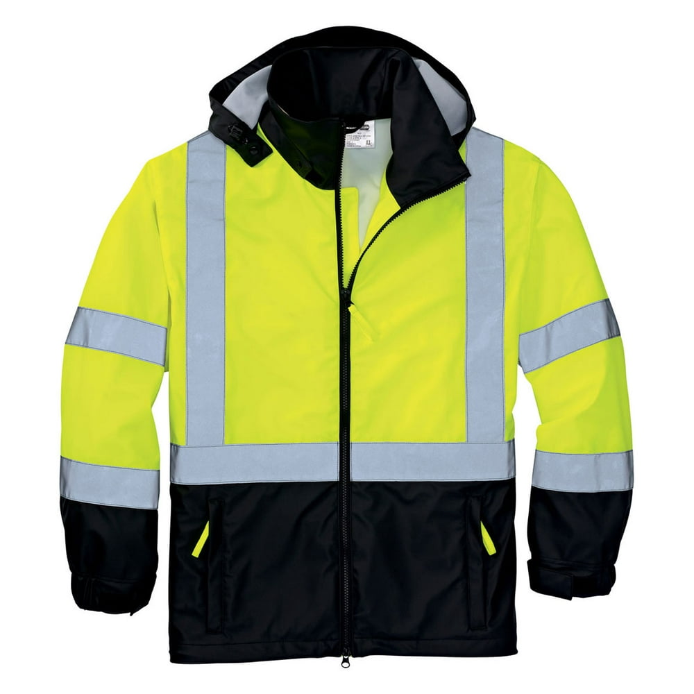 Cornerstone Men's Waterproof Safety Windbreaker Jacket - Walmart.com ...