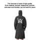 thumbnail image 3 of Hombre Con Capucha Y Broches Poncho De Lluvia Chaqueta De Lluvia Eva Capa De Lluvia Impermeable Para Senderismo Al Aire Libre Senderismo Viajes Negro Guardurnaity OD010812-01, 3 of 7