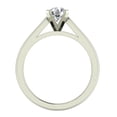 thumbnail image 3 of Diamond Engagement Ring for Women Round Solitaire 4-Prong 14K White Gold 0.50 Carat, 3 of 5