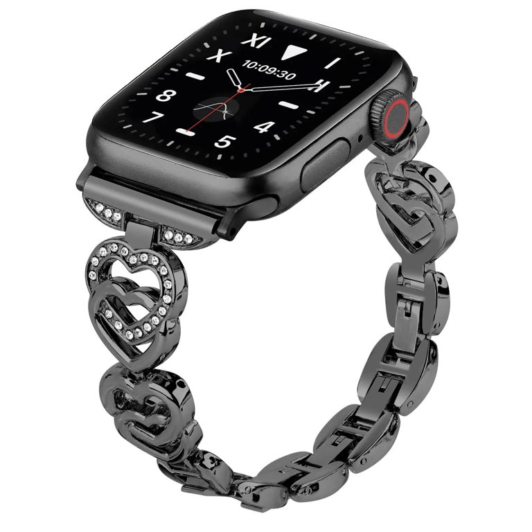 ALMNVO Women Diamonds Metal Stainless Steel Wristbands  display picture 1