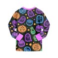 thumbnail image 7 of yboeqw Kids Skeleton Pajamas Sleepwear Two Piece Toddler Girls Skull Halloween Pjs Sets 2t-8t(6-7 Years,Purple), 7 of 7