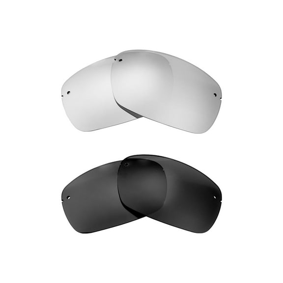 Walleva Polarized Titanium   Black Replacement Lenses For Maui Jim Kumu