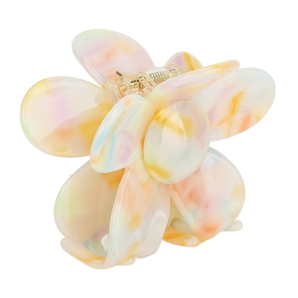 Pinza para el cabello con forma de flor, pinza para el cabello con forma de flor, pinza para garra, sombreros para mujer probados profesionalmente