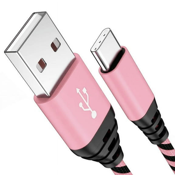 2x USB Type C Fast Charging Cable 3FT USB-C Type-C 3.1 Nylon Braided Data Sync Charger Cable Cord For Samsung Galaxy S8 S8  S9 S10 Note 8 9 Nexus 5X 6P OnePlus 2 3 5 LG G5 G6 V20 HTC 10 Google Pixel