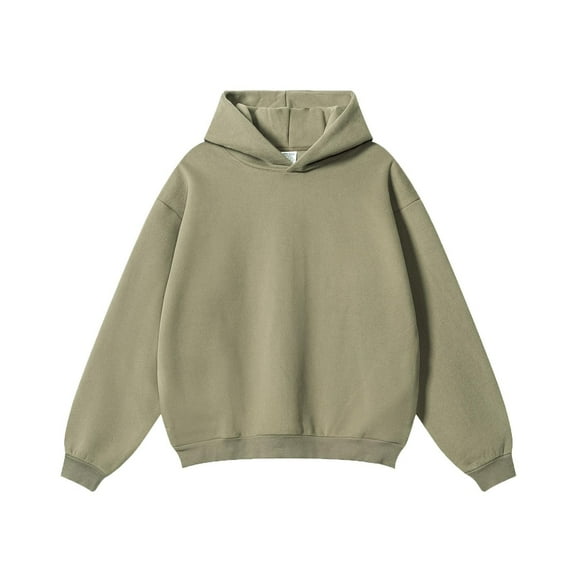 Thick Cotton Lined Hoodies Winter Oversized Blank Hoodies Warm Sweatshirts