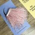 thumbnail image 3 of Pink Ostrich Feather Trim,78.7Inx3.15-4.3In Wide Feathers Trim Sewing Fringe,Dueable Ostrich Feathers Ribbon for Sewing,Dress,Craft Projects, 3 of 5