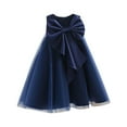 thumbnail image 1 of RXIRUCGD 2025 Vêtements d'Été pour Enfants Mode Robe Camisole Sans Manches Couleur Unie Robe de Performance pour Filles, 1 of 2