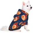 thumbnail image 2 of Balery American Football and Fire Flames Sudadera con Capucha para Perros Pequeños – Ropa para Mascotas, Disfraz para Perros y Gatos, Ideal para Fiestas y Cosplay-X-Large, 2 of 7