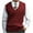 ZA-Red-mens sweaters clothes, variant on Xcmzpl Men's Sweaters V Neck Sleeveless Cable Knit Sweater Vests Solid Twisted Knitted Pullover Sweaters Casual Fall Sweater Vests